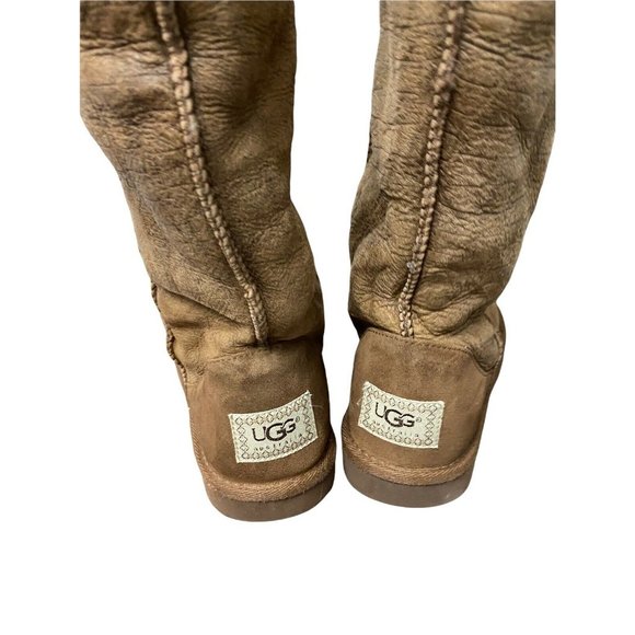 UGG Australia Classic Short II Boots for Women, Size W8-Chestnut - Picture 4 of 6